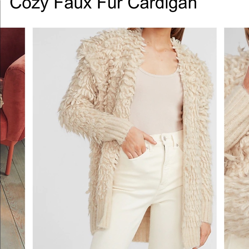 Express cozy cardigan. New with tags. Medium